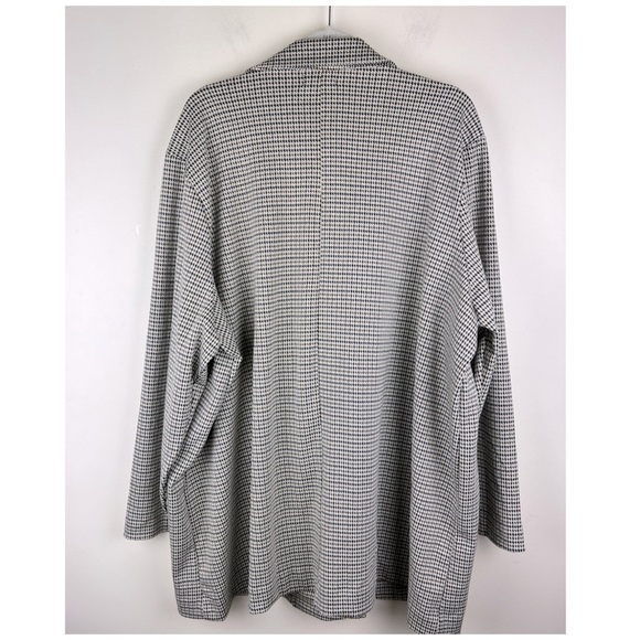 Maurice’s Corpcore Classic Lightweight Houndstooth m Double Breasted Peacoat 3X - Picture 2 of 9